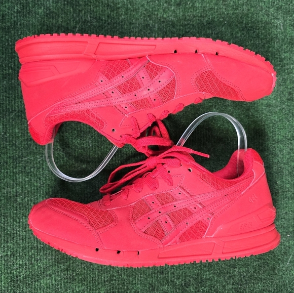 ASICS | Gel Lyte Classic Red On Red Mens Sneakers -Size 8 - Picture 6 of 16